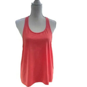 FABLETICS Racerback orange tank Sz Medium